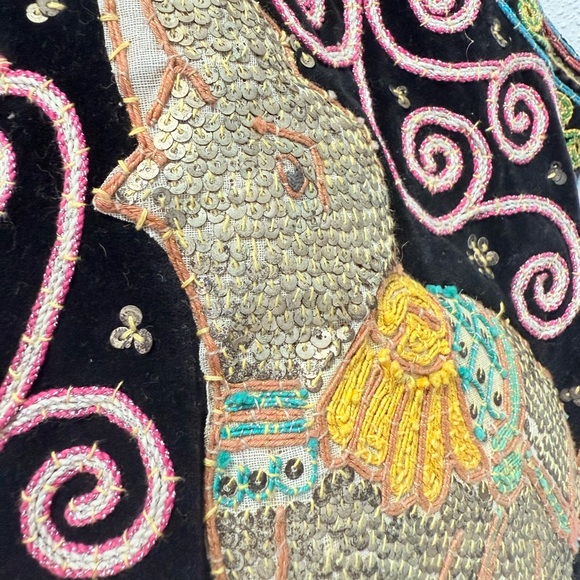 Vintage Embroidered Elephant Vest M - Picture 11 of 14